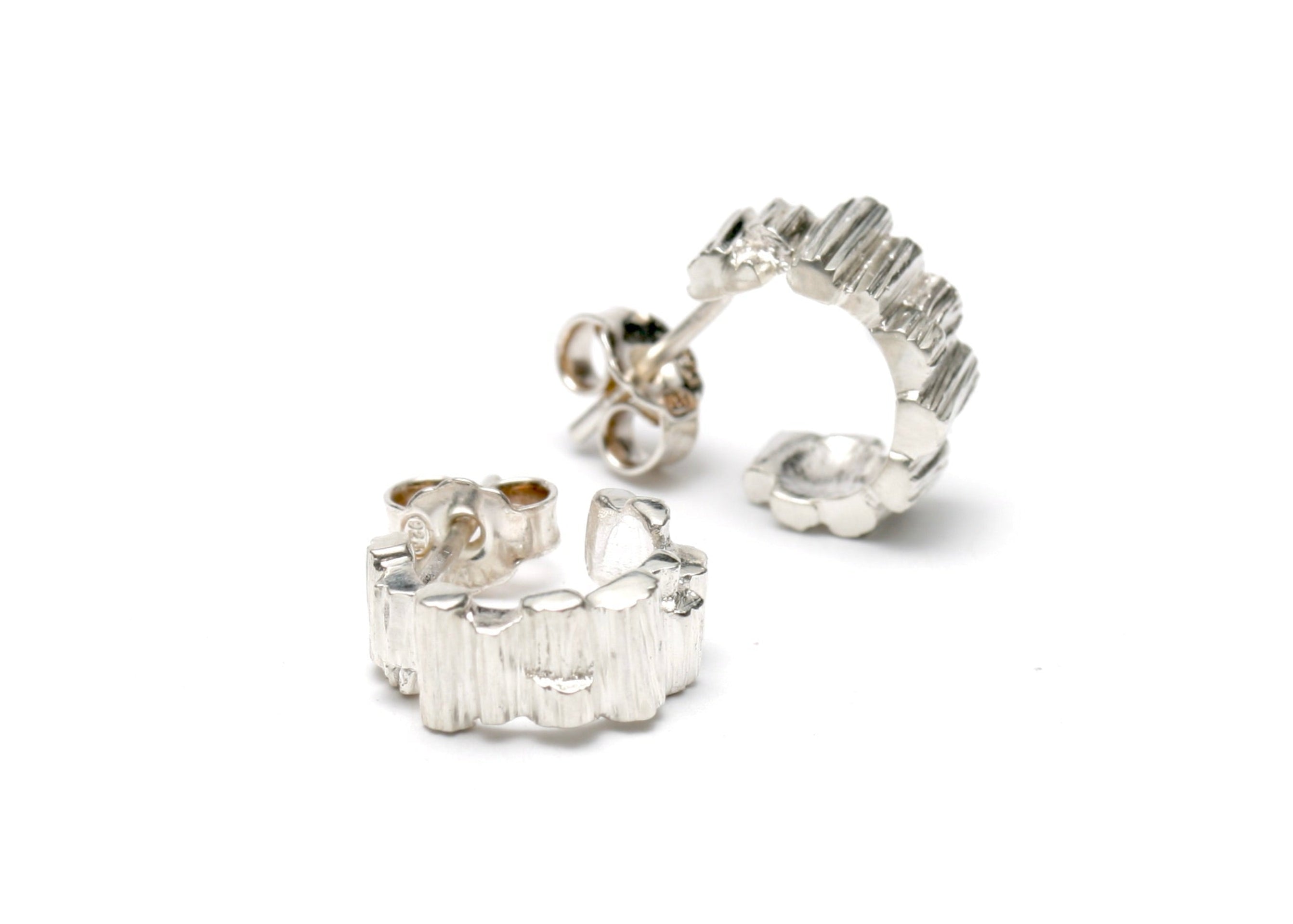 Henge Hoops - Silver