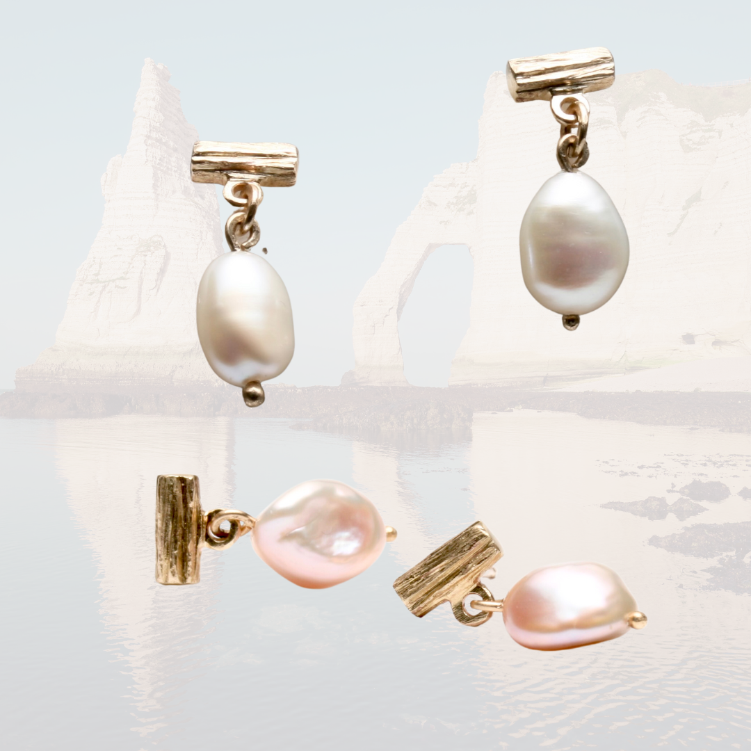 Lithic Fob with Pearl