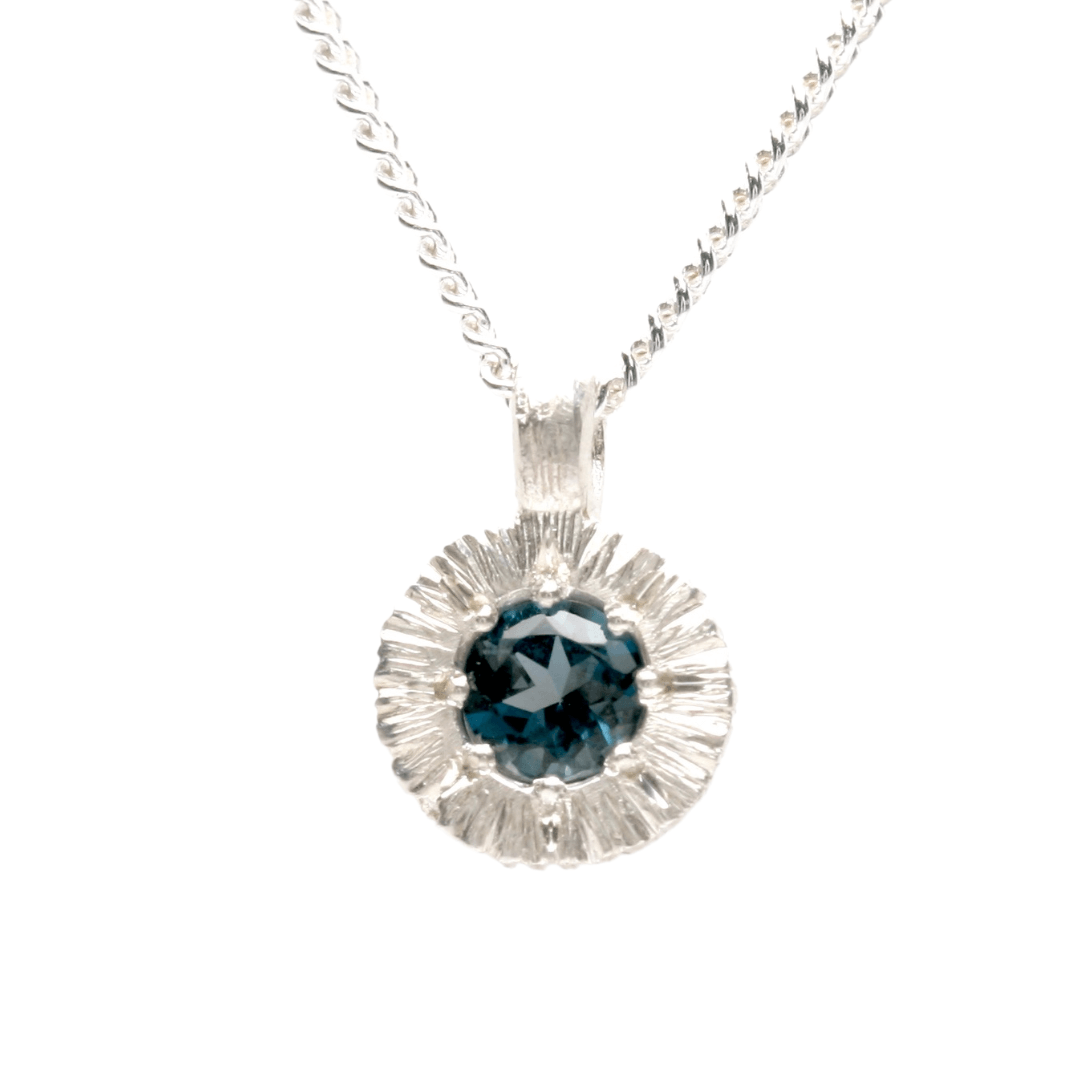 Stone Love Pendant - Silver