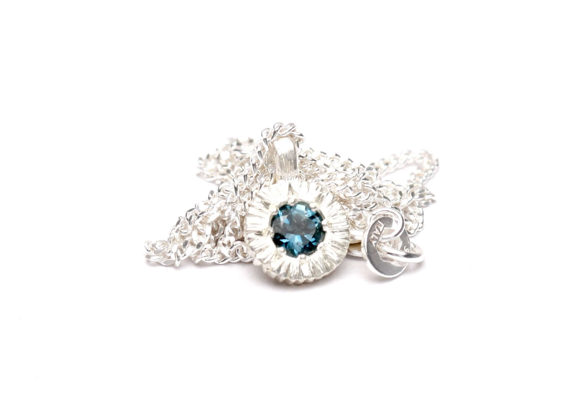 Stone Love Pendant - Silver