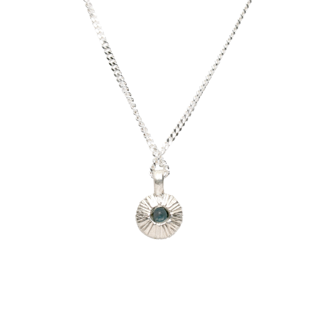 Stone Love Pendant - Silver
