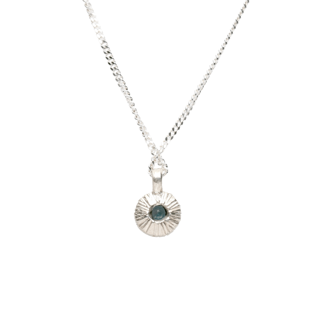Stone Love Pendant - Silver