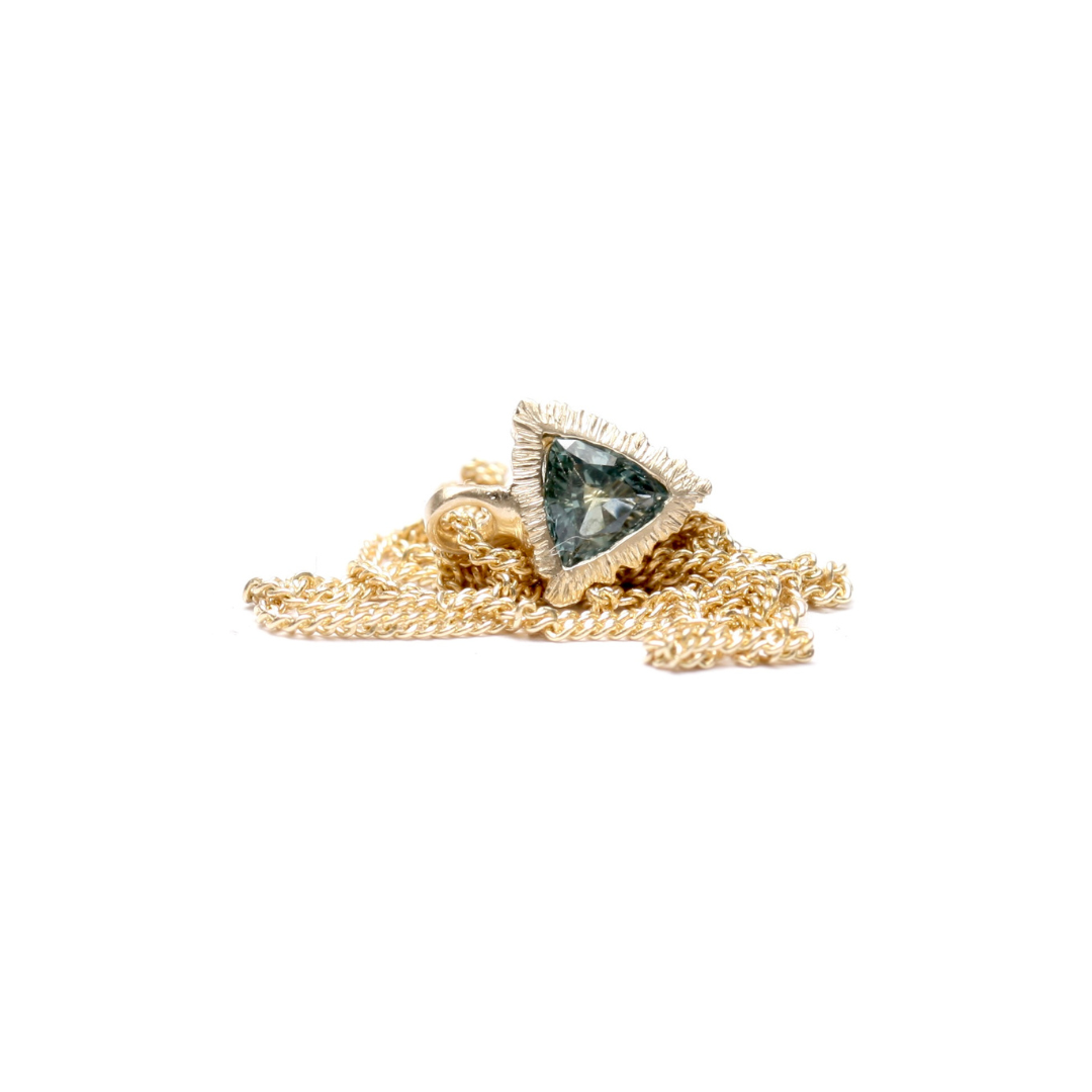 Stone Love Trilliant - Teal Sapphire