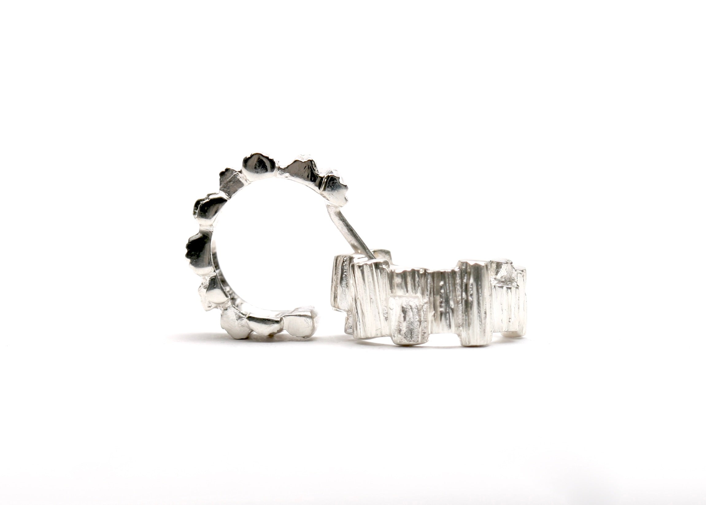 Henge Hoops - Silver