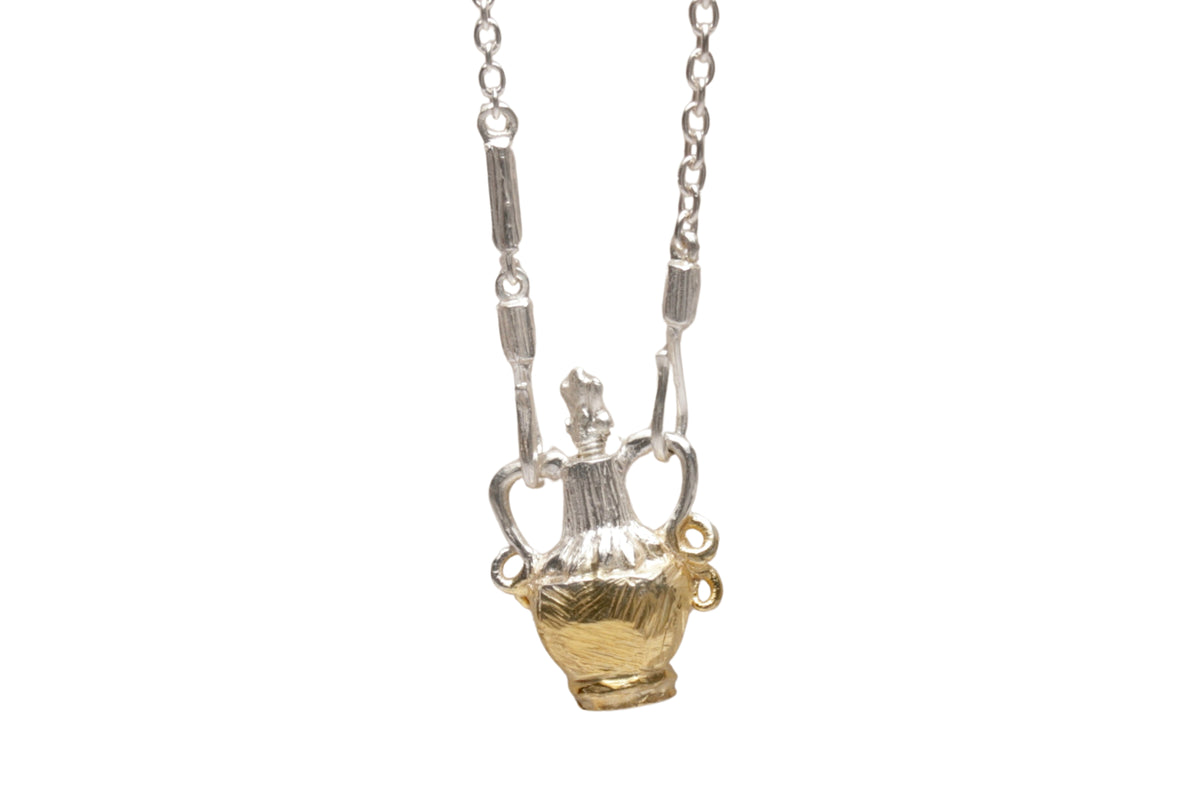 Terra, recycled sterling silver, necklace
